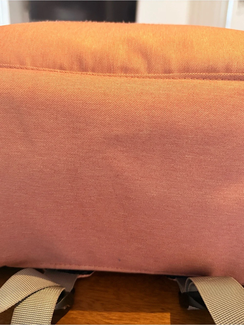 Upsimples gray and coral pink dipper bag